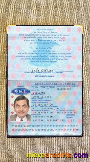 USA passport pre-2007 photolook
